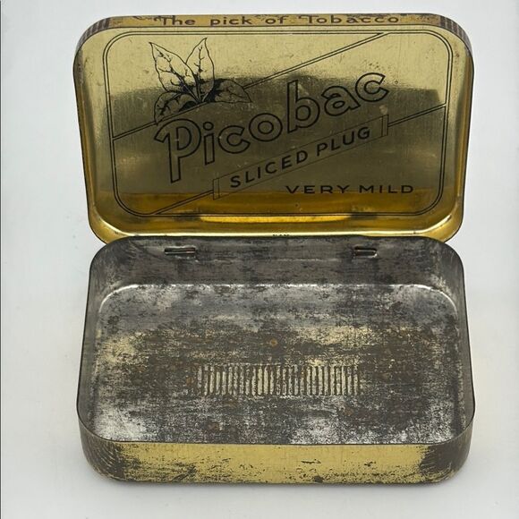 Vintage Picobac Sliced Plug Tin - Picture 3 of 3